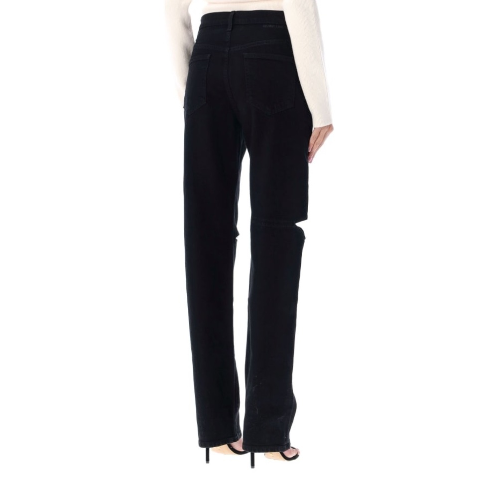 Helmut Lang Cut Out Black Denim Jeans - Picture 5 of 15